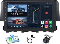 9″ Car Stereo for Honda Civic 2016-2021 Wireless CarPlay 8Core gallery image