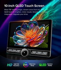 10” Android Car Stereo Chevy Silverado 2014-2018 Wireless CarPlay 4+64G gallery image