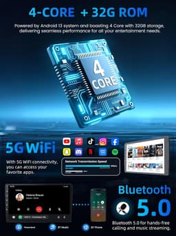 Android Car Stereo for Subaru Forester Impreza WRX 2008-2012 9” GPS WiFi gallery image