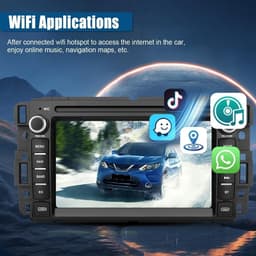 Android 13 Car Stereo Wireless CarPlay Android Auto Chevy Silverado GMC Sierra gallery image
