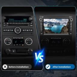Android 13 Car Stereo Wireless CarPlay Android Auto Chevy Silverado GMC Sierra gallery image