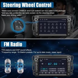 Android 13 Car Stereo Wireless CarPlay Android Auto Chevy Silverado GMC Sierra gallery image