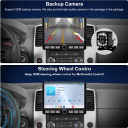 QLED Car Stereo for Nissan Frontier Xterra 2009-2012 CarPlay 10.1in gallery image